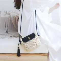 ペーパーコンビショルダーバッグ　URBAN RESEARCH美品のサムネイル