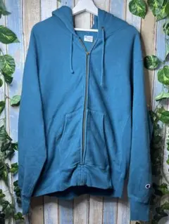 ☆00s Champion REVERSE WEAVE 無地ジップアップパーカー - メルカリ