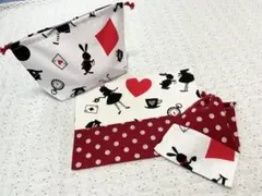 入園入学３点セットアリスマット(20×30)大きめお弁当袋コップ給食セット女の子