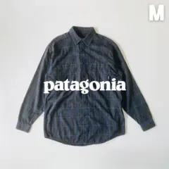 Patagonia 1995年製 フランネルシャツ M ポルトガル製 グリーン
