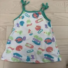 ANAP Kids トロピカル柄 ノースリーブ ワンピース 90cmのサムネイル