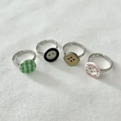 ハンドメイド リング セット ウィッシュコア フェアリーグランジ 森ガール