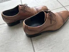 ブラウンレザー ドレスシューズ レースアップ