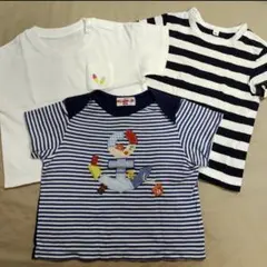ミキハウス ホットビスケッツ ユニクロ 無印良品 Tシャツ 3枚 まとめ売り