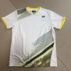 Yonex 吸汗速乾 Tシャツ Mサイズ ホワイト/イエロー