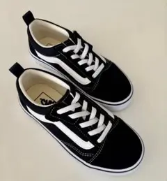 Vans OLD SKOOL 19cm ブラック/ホワイト スニーカー