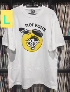 【新品】セールNervous Records Tシャツ L ホワイト