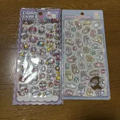 ボンボンドロップシール　アルパカ 正規品　キャンディジェムシール　2点セット