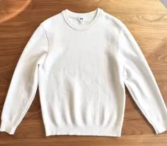 UNIQLO ウォッシャブルミラノリブクルーネックセーター