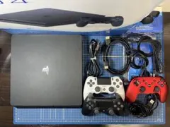 PlayStation 4 本体 コントローラー3個 背面ボタンアタッチメント