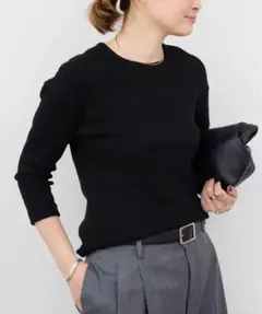 未使用品Deuxieme Classe Dignity Tシャツブラックブラウン 追加 Dignity Tシャツ（Tシャツ／カットソー）｜Deuxieme Classe