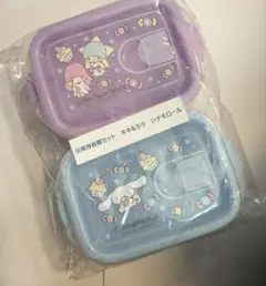 サンリオ当たりくじ/キキララ　シナモン保存容器セット/レンジOK‼︎
