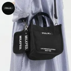 MILK FED. ミルクフェド ブラック ミニショルダーバッグのサムネイル