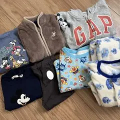 秋冬服　まとめ売り　男の子　ディズニー　ミッキー　保育園　アウター付