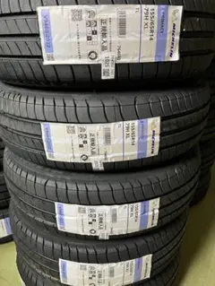 ワゴンRで使用155/65R14ミシュラン夏タイヤ4本セットバリ山2024年製造 エナジーセイバー 2025年製 ミシュラン 155/65R14 79H XL ENERGY