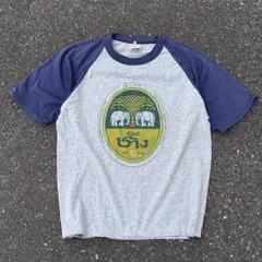 【Chang Beer】 チャーンビール ラグランスリーブ Tシャツ 古着のサムネイル