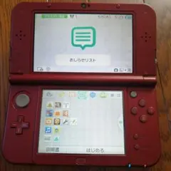 任天堂New 3DS LL　メタリックレッド　ACアダプター付き
