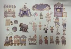 * サーカス 25 コラージュシート カット おすそ分け