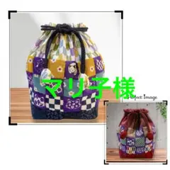 お弁当袋　巾着　猫