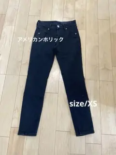 AMERICAN HOLIC ブラック スキニーデニム レディース スキニー
