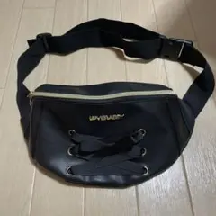 LOVERABBY ブラックボディバッグ