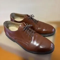 ブラウンレザー レースアップ ビジネスシューズ