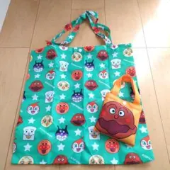 アンパンマン エコバッグカレーパンマンの袋付き