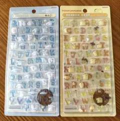 正規品　ポムポムプリン　シナモロール　英字　ボンボンドロップシール　新作