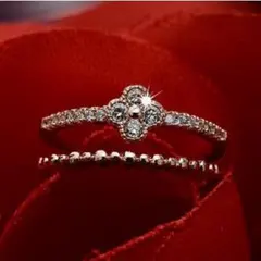 フラワーモチーフ ローズゴールドリング 11号～19号 フリーサイズ 指輪