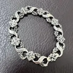 S925刻印マルチモチーフ ブレスレットメキシカンジュエリー