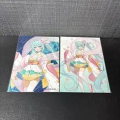 初音ミク 秋葉原フェスティバル 2024 七夕 ブロマイド 2枚セット ①