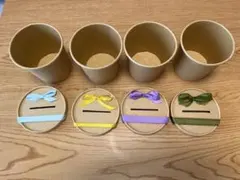 ドレス色当てクイズ　4色セット　結婚式　衣装色あて　投票ボックス