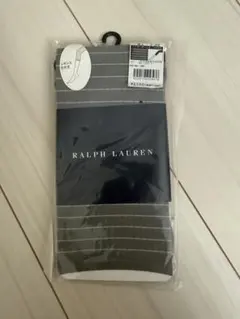RALPH LAUREN リブボーダーレギンス 6分丈 M-L ライトグレーのサムネイル