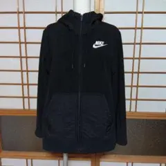 美品✨️ NIKE フルジップパーカー フリース 切り替え 刺繍ロゴ L