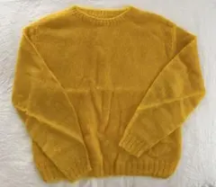 kotonシルクモヘアクルーネックニット