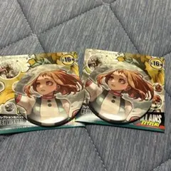 ヒロアカ 原画展 缶バッジ お茶子