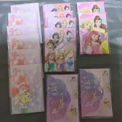 ディズニー　プリンセス　ポチ袋　14袋　セット　 封筒　お年玉　手紙　アリエル
