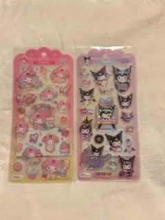 サンリオ　ドロップジェリーシール　マイメロ　クロミ　ボンドロ　2枚セット