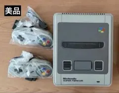 【美品】スーパーファミコン本体・コントローラー2個 セット