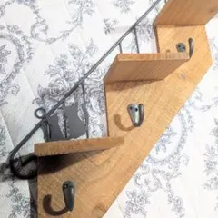 猫型木製壁掛けフック - メルカリ