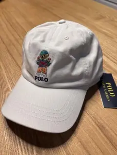 新品未使用⭐︎ラルフローレン ポロベア ホワイトキャップレディースキッズ