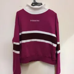 WEGO ストライプ ピンク トレーナー