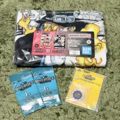 一番くじ ワンピースカードゲーム B賞 カードデザインブランケット サボ 他