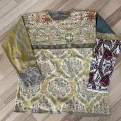 古着　KENZO フラワー総柄　サマーニット　セーター