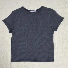 OHOTORO 【Salt Waffle T-Shirt navy】