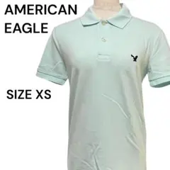 AMERICAN EAGLE 半袖ポロシャツ XS ライトグリーン レディース