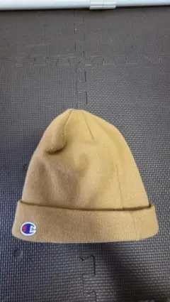 Champion ベージュ ニット帽