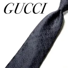 4076✨極美品✨グッチ ネクタイ 総柄 G柄 ロゴグラム