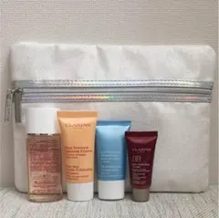 【緊急値下げ‼︎】CLARINS スキンケア トラベルキット ポーチ付き