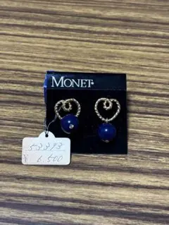 Monet モネ ビンテージピアス ゴールド